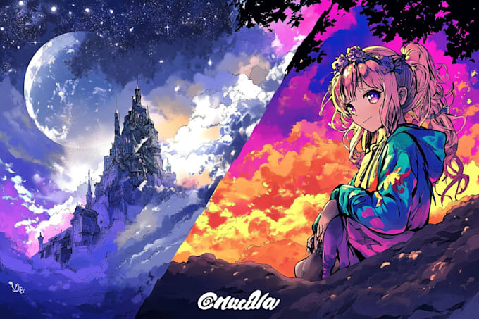 Gig Preview - Create anime background, visual novel, game art, 2d