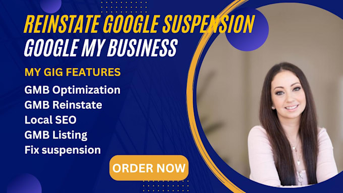 Bestseller - reinstate suspended google my business profile listing