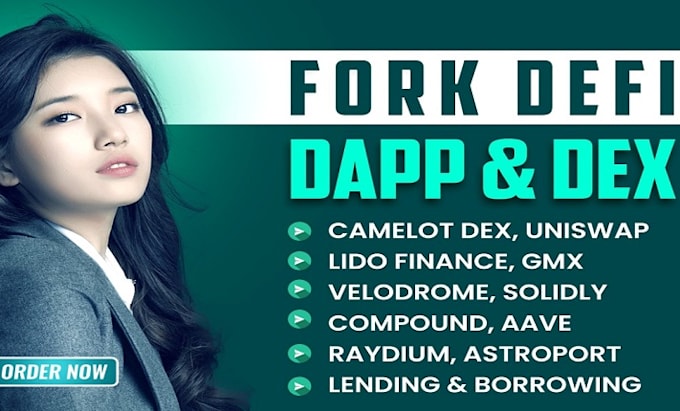 Gig Preview - Fork any dex, defi dapp like gmx, camelot, pancake swap, chain bridge, ton