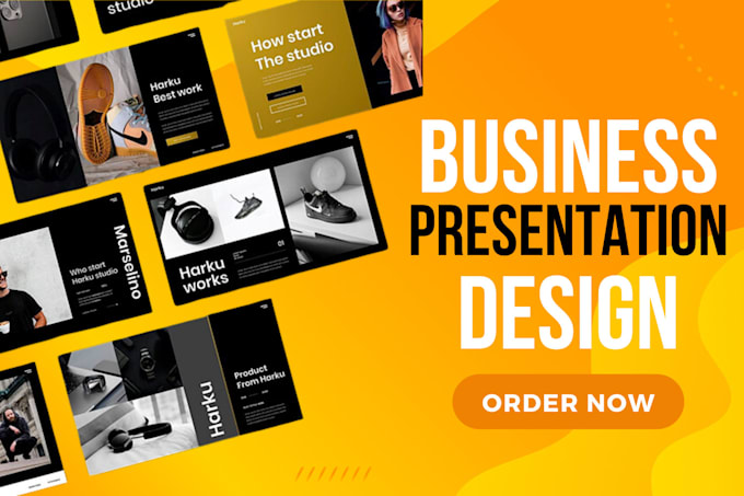 Gig Preview - Design powerpoint pitch deck presentation canva google slides keynote prezi