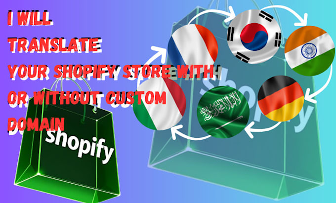 Gig Preview - Translate your shopify store with or without custom domain