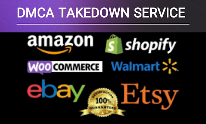 Gig Preview - Takedown copyright infringement product and ecommerce brands ebay,etsy,shopify