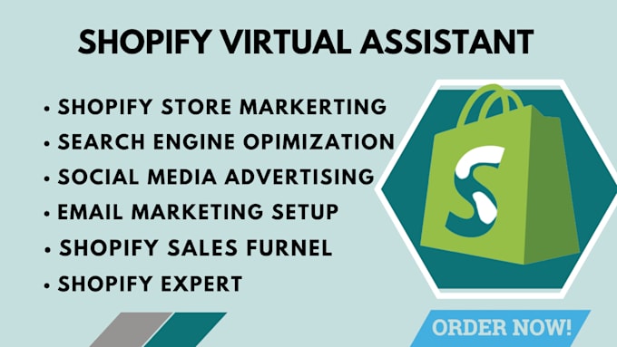 Bestseller - be your virtual assistant shopify store manager sales marketer redesign store