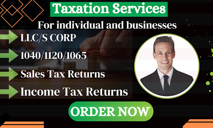 Gig Preview - Prepare, efile USA tax returns individual and businesses 1040 1120