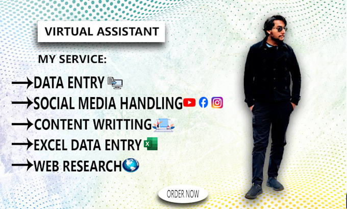 Gig Preview - Be your personal virtual assistant and social media manager