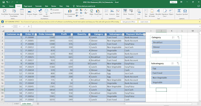 Gig Preview - Clean, organize, and optimize your excel sheets quickly and accurately