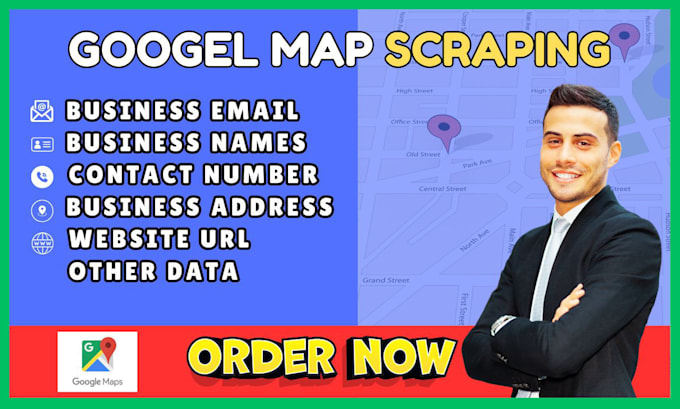 Gig Preview - Generate b2b leads and google map data scraping