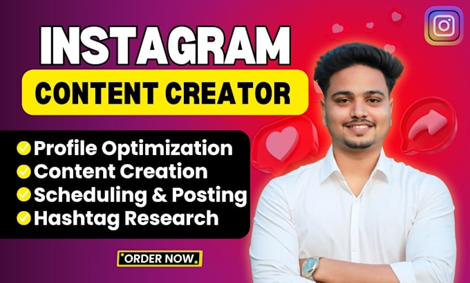 Bestseller - be your instagram content creator design post to grow followers