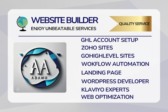 Bestseller - build gohighlevel zoho klaviyo websites, click funnels sales automation workflow