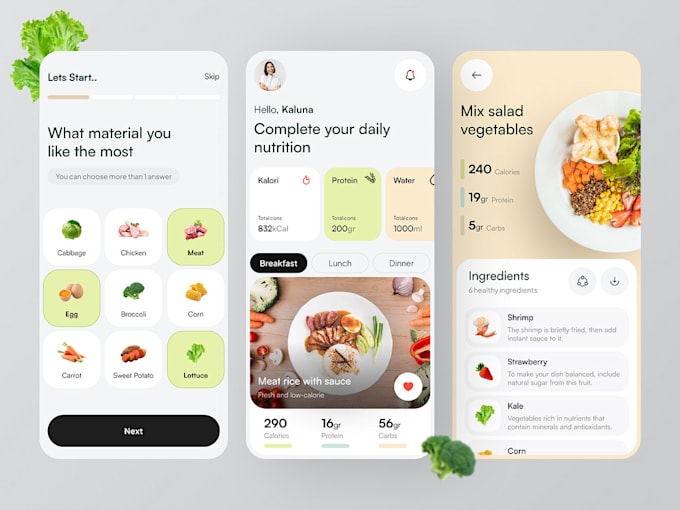 Bestseller - diet tracking app, health and fitness, gym app, meal plan, workout plan