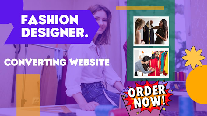 Gig Preview - Design and redesign godaddy fashion websit usin godaddy, wix