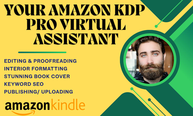 Gig Preview - Publish book on amazon kindle kdp, book formatting, amazon kdp book publishing