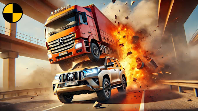 Gig Preview - Create stunning beamng drive video shorts content for youtube and social media