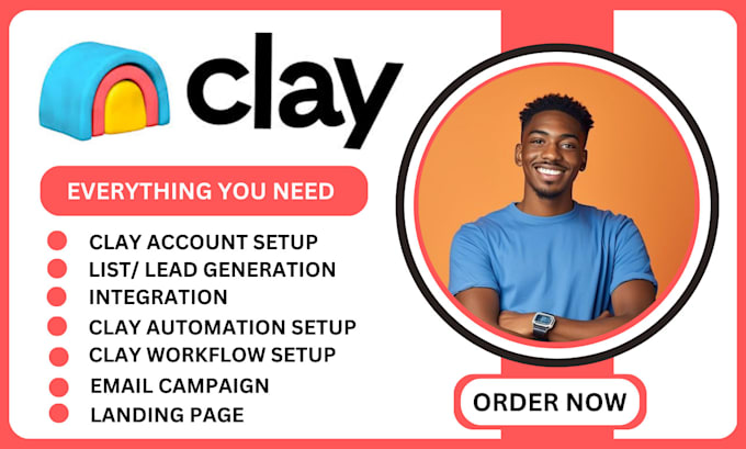 Gig Preview - Clay account setup clay com clay automation clay workflow clay integration clay