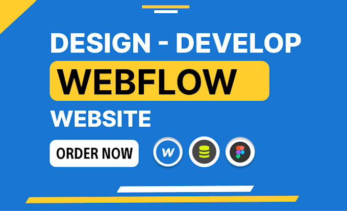 Gig Preview - Design or develop webflow website , webflow expert