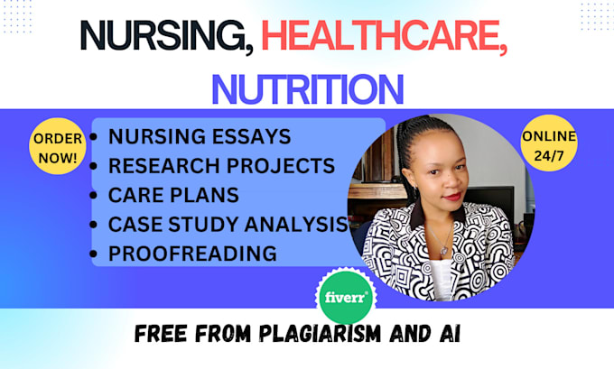 Gig Preview - Write content in nursing, healthcare and nutrition