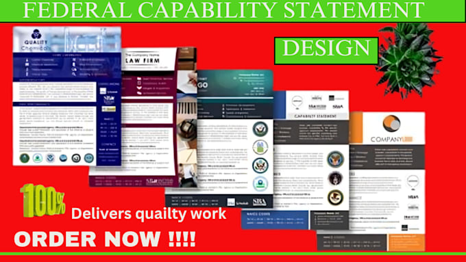 Gig Preview - Design capability statement, winning government capability statement