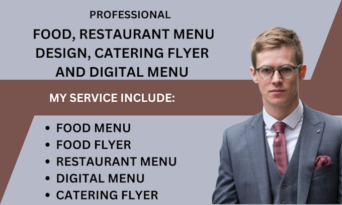 Gig Preview - Do food menu design, restaurant menu design, food or catering flyer and digital