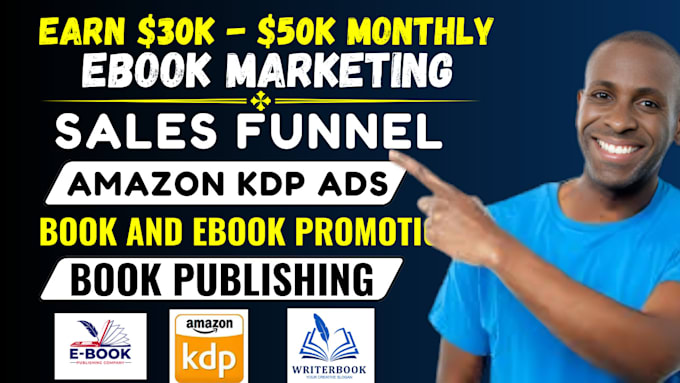 Bestseller - book and ebook marketing sales funnel, amazon kdpbook publishing for promotiom