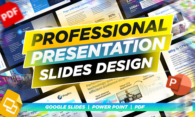 Gig Preview - Create powerpoint google slides presentation medical investor business pitchdeck