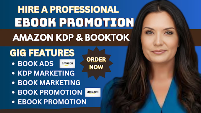 Gig Preview - Do amazon KDP book promotion  ebook marketing kindle book or course landing page