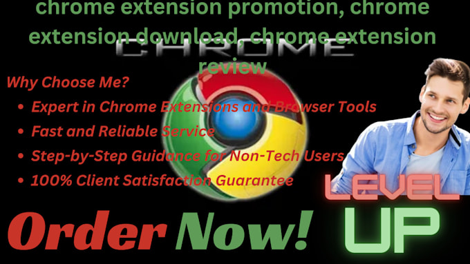 Gig Preview - Do chrome extension download, chrome extension promotion, browser extension