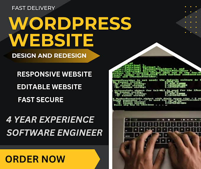 Gig Preview - Develop modern wordpress website design