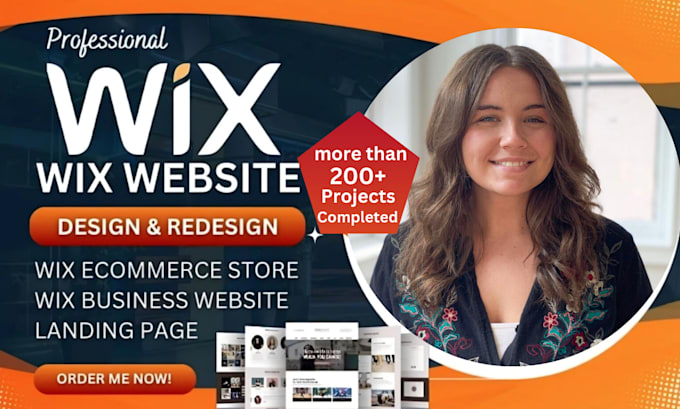 Gig Preview - Design or redesign wix website wix landing page and website development