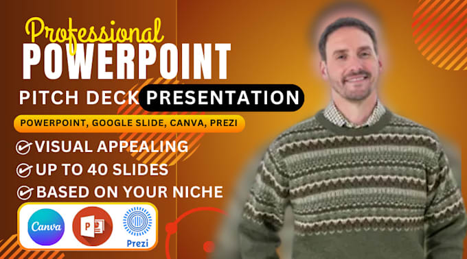 Bestseller - create powerpoint presentation and investor pitch deck design in 24hrs