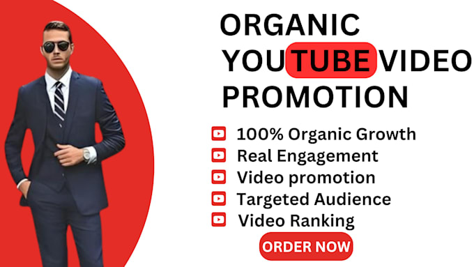 Gig Preview - Do organic youtube video promotion for channel growth