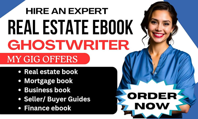 Gig Preview - Ghostwrite 30k real estate kdp book hotel airbnb, mortgage business seller guide