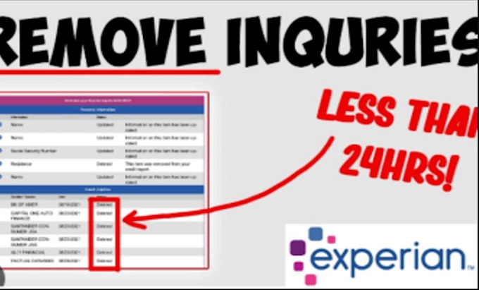 Gig Preview - Orm credlt repair website, credit report dispute, remove inquiries all 3 bureau