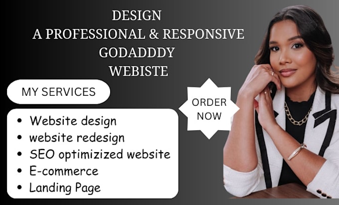 Gig Preview - Do professional godaddy website design click funnel creation