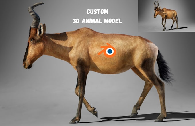 Gig Preview - Design 3d animal model, figurine, 3d toy, 3d animal character 3d print ready stl