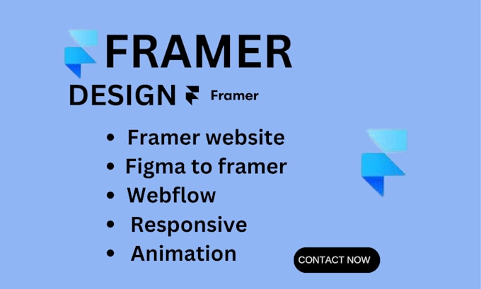 Gig Preview - Design framer website figma to framer, landing page   framer developer