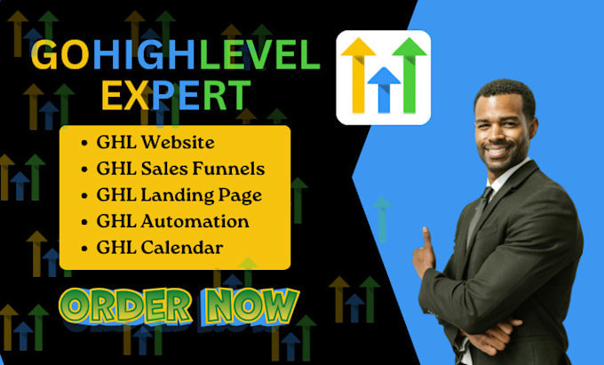 Gig Preview - Be your gohighlevel expert for gohighlevel, systeme io website, funnels