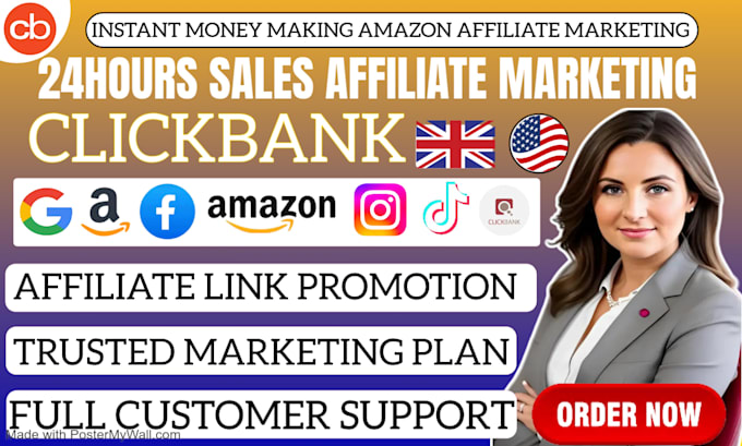 Gig Preview - Do autopilot amazon affiliate website clickbank affiliate marketing sales funnel