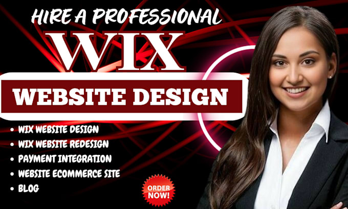 Gig Preview - Design, develop or redesign wix website, wix expert, wix developer