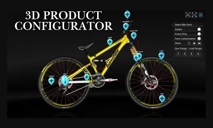 Gig Preview - Create 3d product configurator for your website