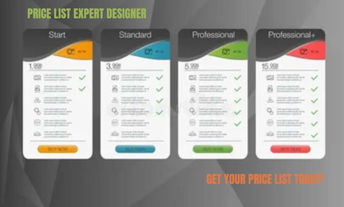 Gig Preview - Design or rebrand pricelist, restaurant menu, or wedding menu