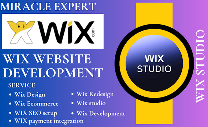 Gig Preview - Wix website design wix database wix website design wix studio wix velo code