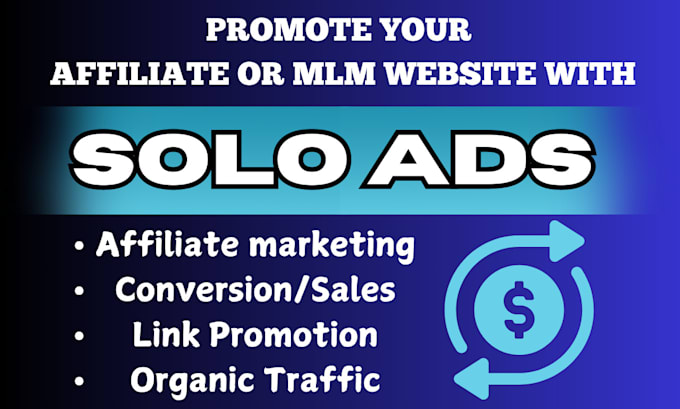 Gig Preview - Do USA solo ads campaign, MLM leads generation, affiliate link promotion