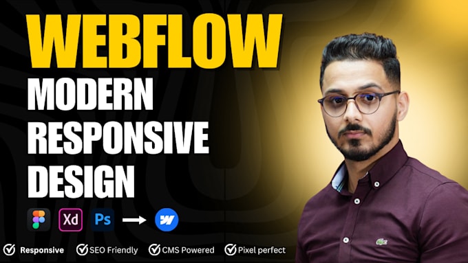 Gig Preview - Develop a responsive webflow website, figma to webflow