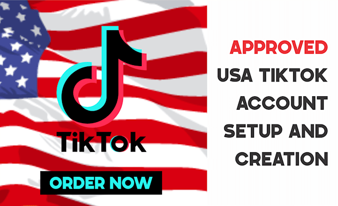 Gig Preview - Usa tiktok account, create usa tiktok account, tiktok USA, tik tok USA for USA