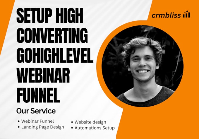 Gig Preview - Setup highly converting gohighlevel webinar funnel for maximum conversions