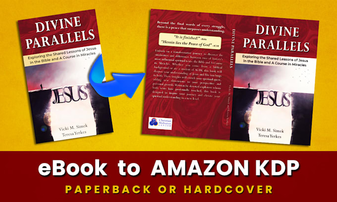 Gig Preview - Convert your ebook cover to amazon KDP paperback or hardcover format