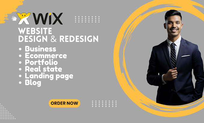 Gig Preview - Design or create professional and wix business website