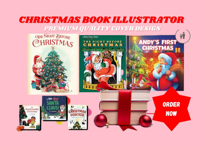 Gig Preview - Write a christmas book illustration, activity book and ebook writing