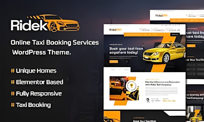 Bestseller - design taxi booking website limousine, chauffeur website online booking website