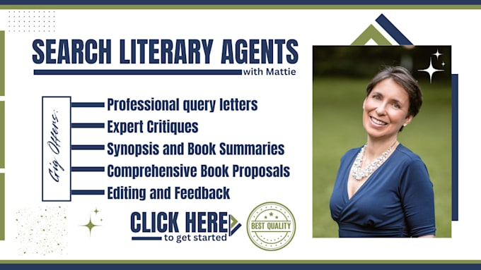 Gig Preview - Find ideal literary agent for children book, fiction, nonfiction, movie script